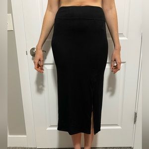 ARITZIA knit mid skirt